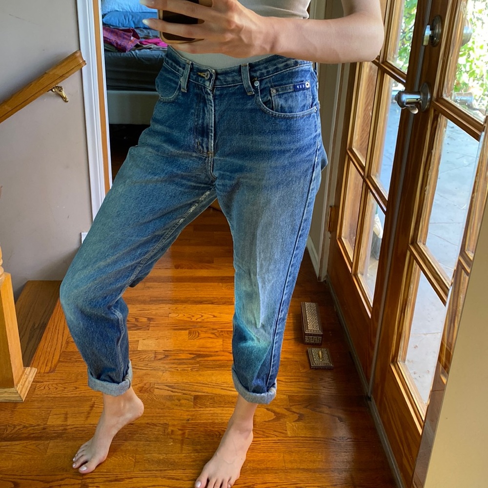 Express straight leg jeans